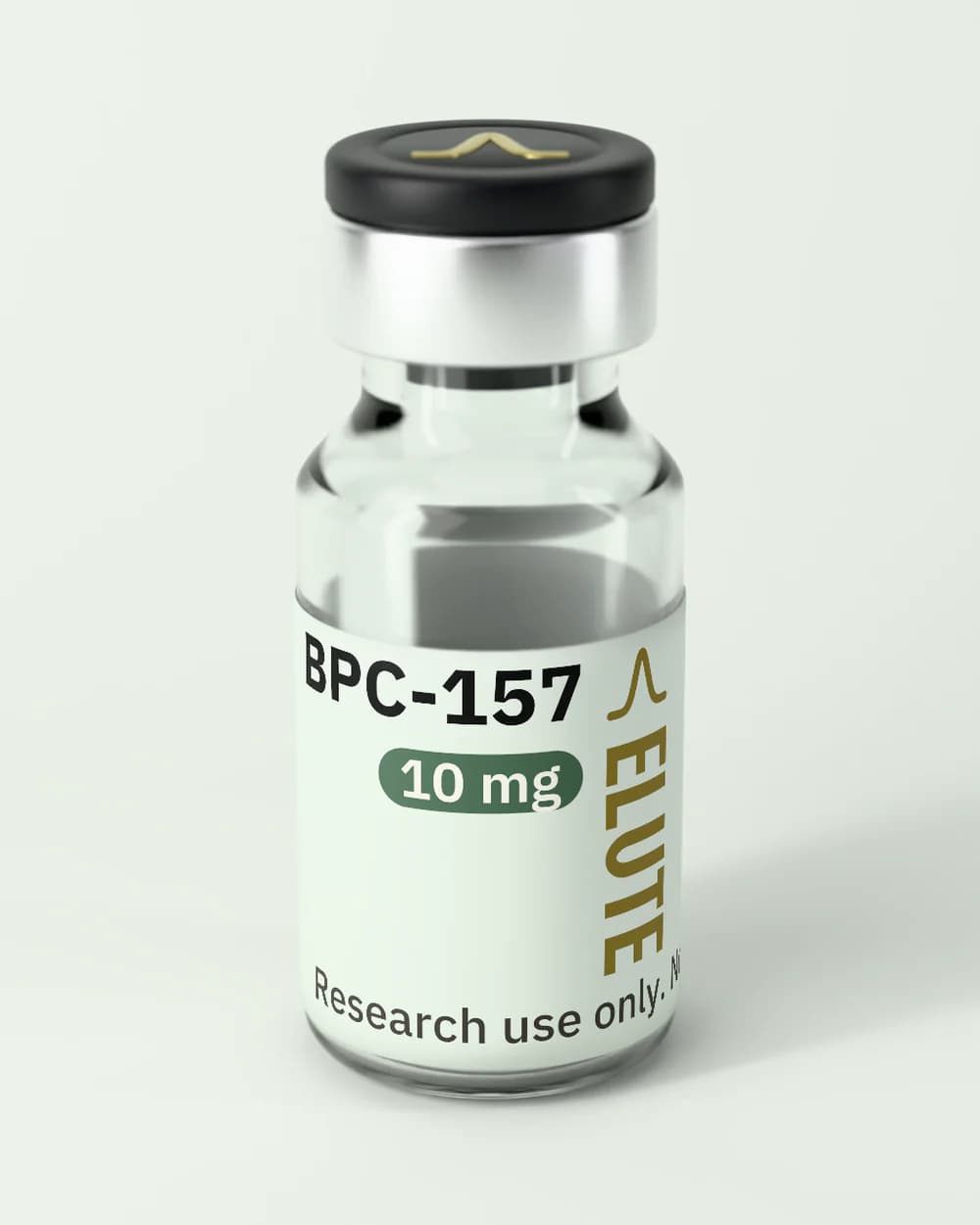 BPC-157 10 mg vial with its printed label