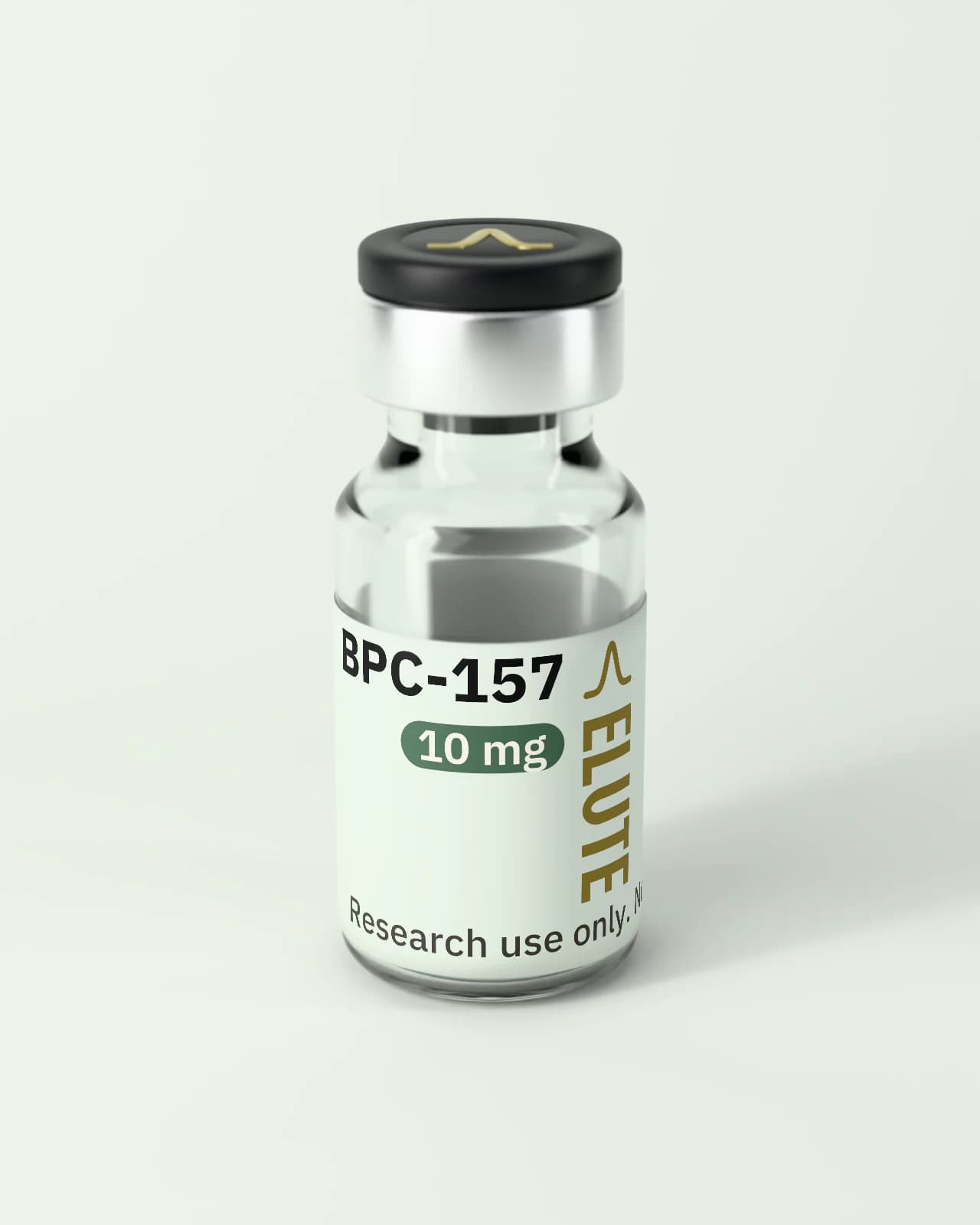 BPC-157 10 mg vial with its printed label