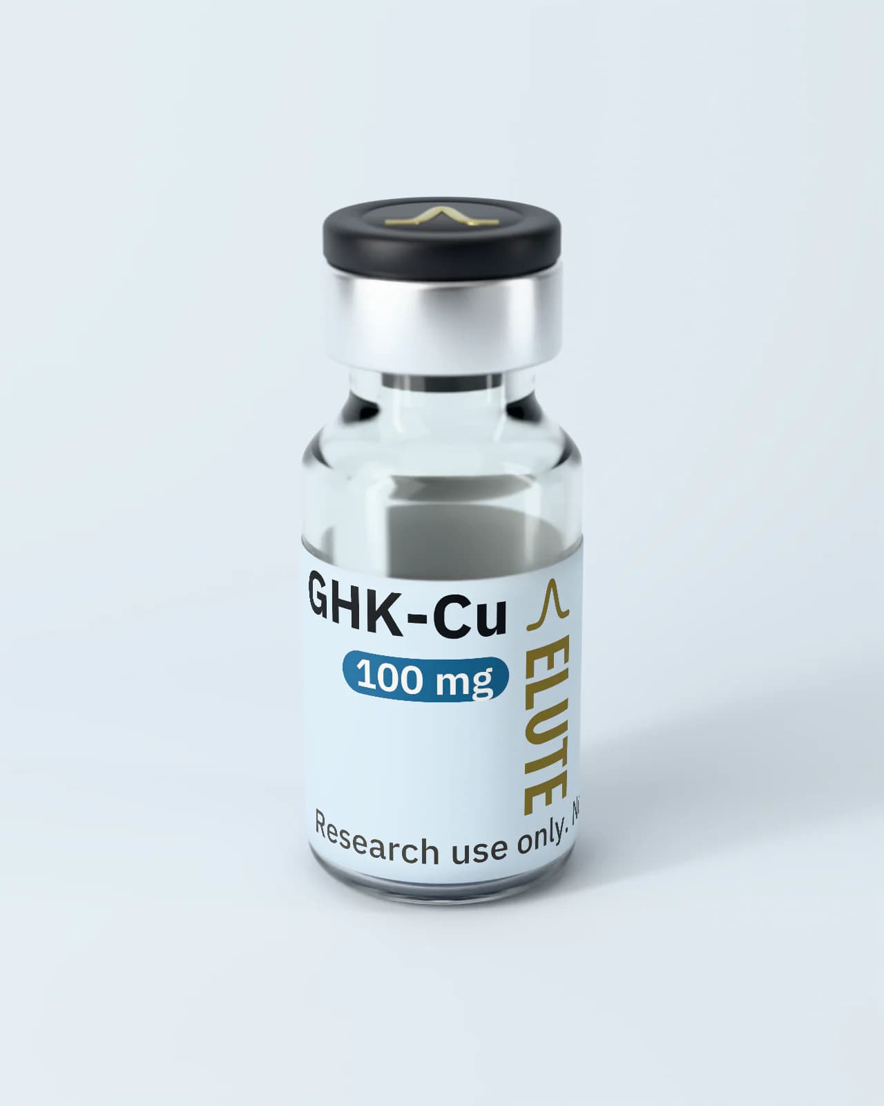 GHK-Cu 100 mg vial with its printed label